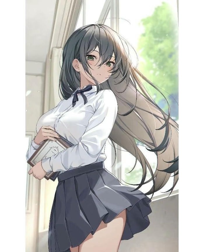 ảnh anime nữ nghệ thuật