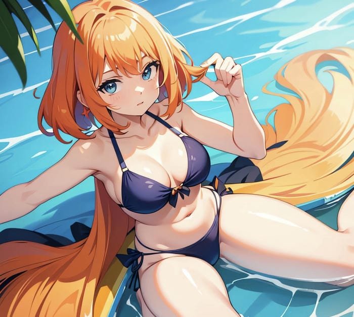 ảnh bikini tone sáng