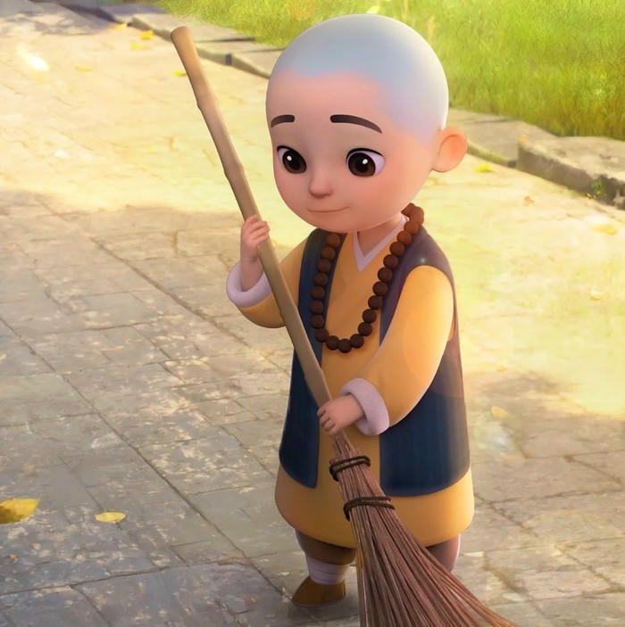 ảnh chú tiểu buồn