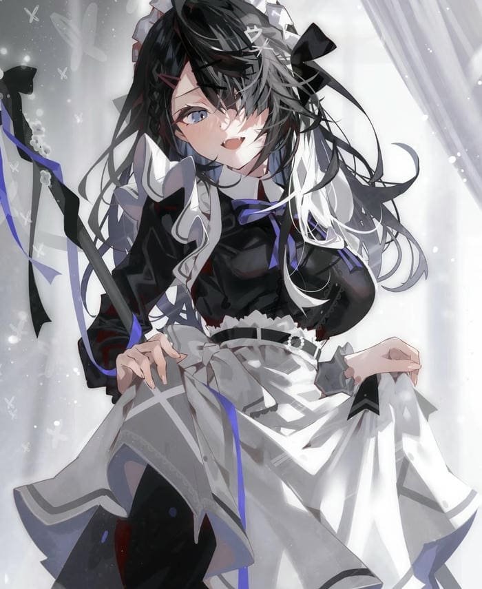 ảnh maid anime sạch