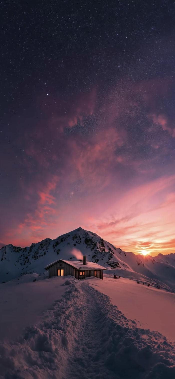 ảnh nền bầu trời nền tím