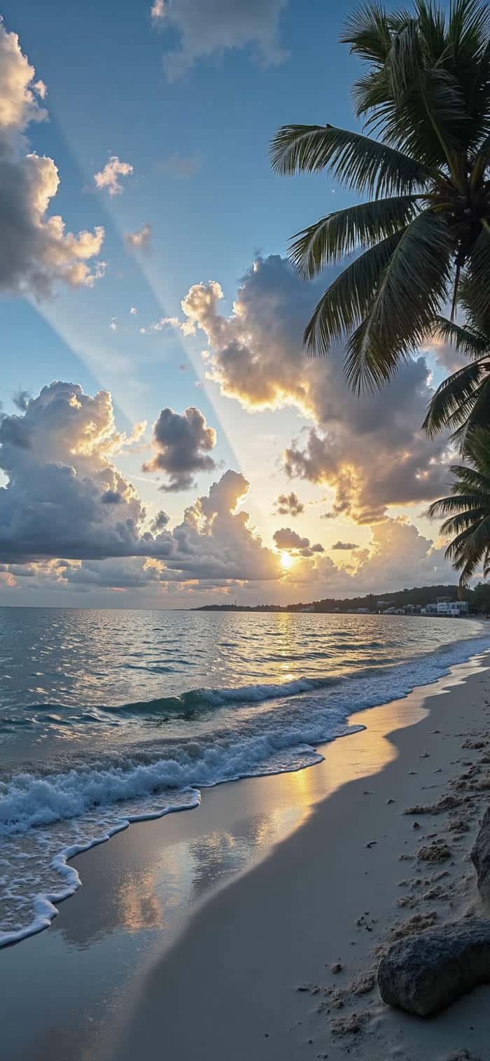 ảnh nền biển bình minh