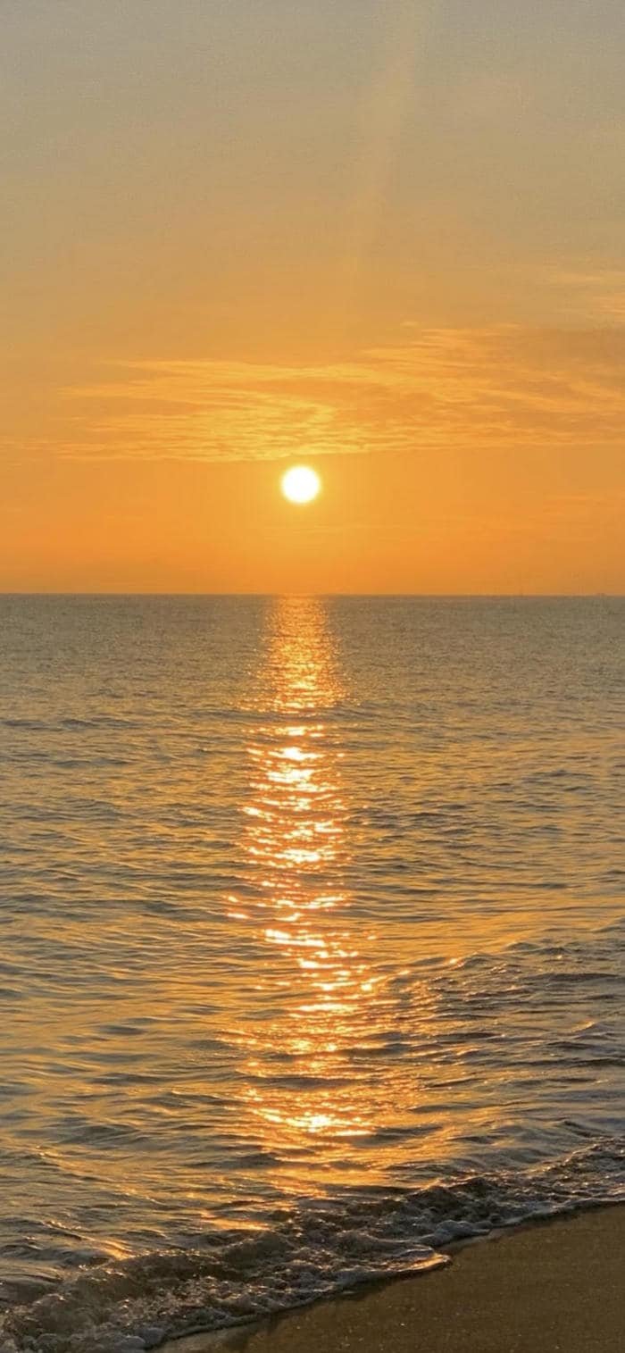 hình nền biển hoàng hôn đẹp