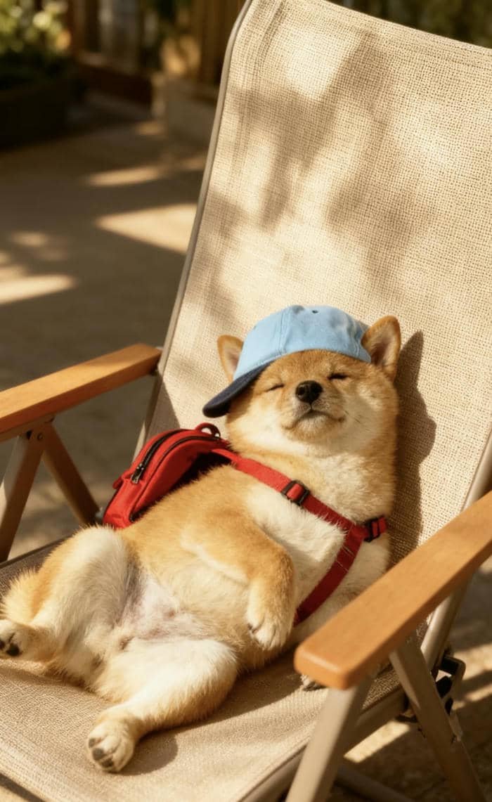 ảnh nền chó ngủ gật