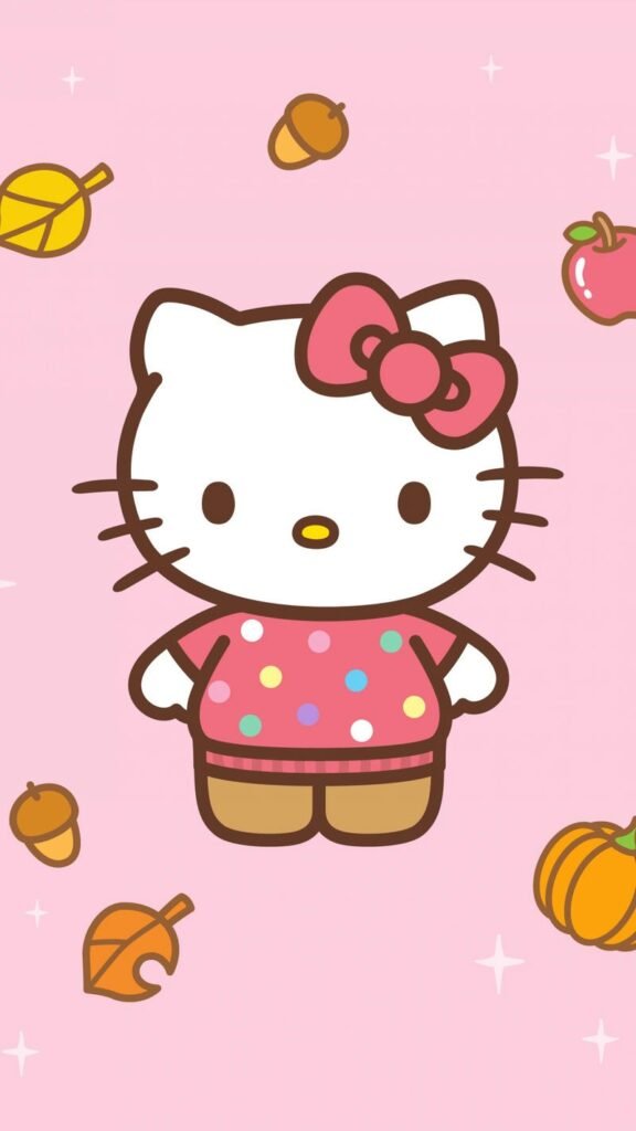ảnh nền điện thoại hello kitty 4k