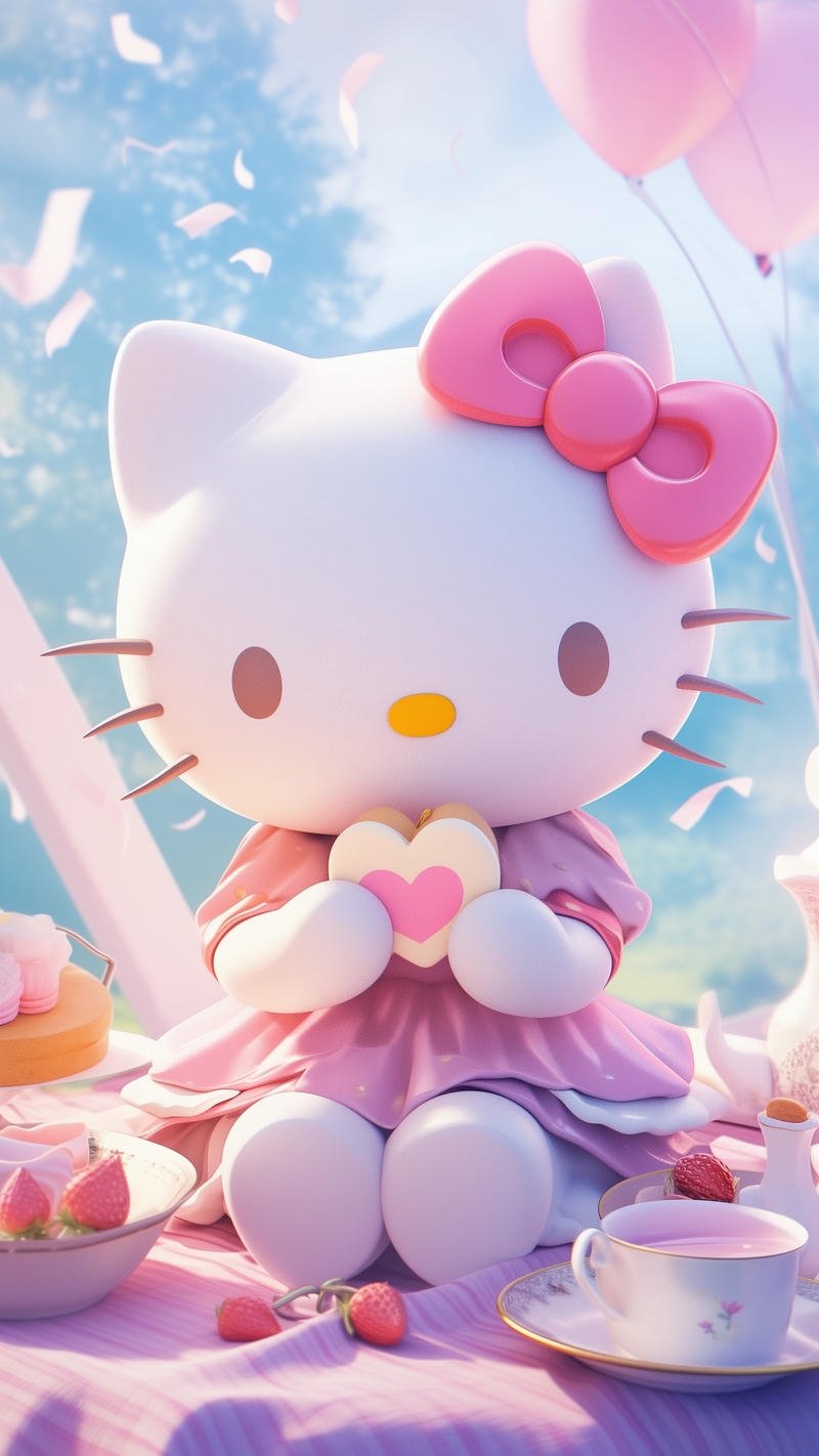 ảnh nền điện thoại hello kitty cực cute