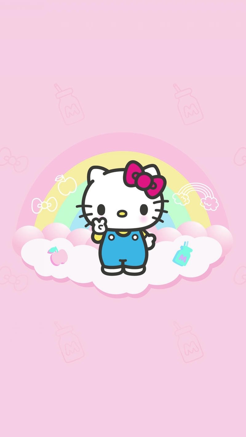 ảnh nền điện thoại hello kitty dễ thương đáng yêu