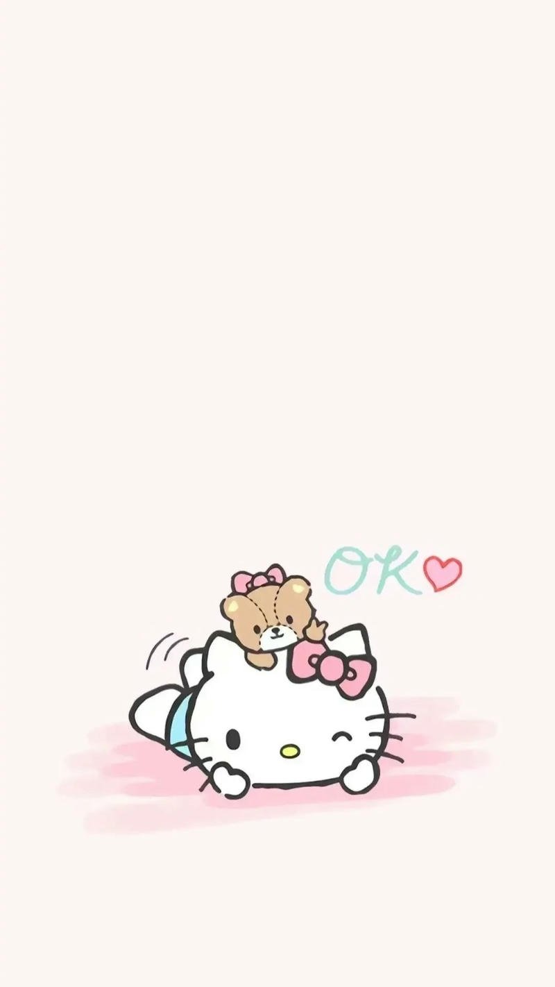 ảnh nền hello kitty vô tri dễ thương tải về