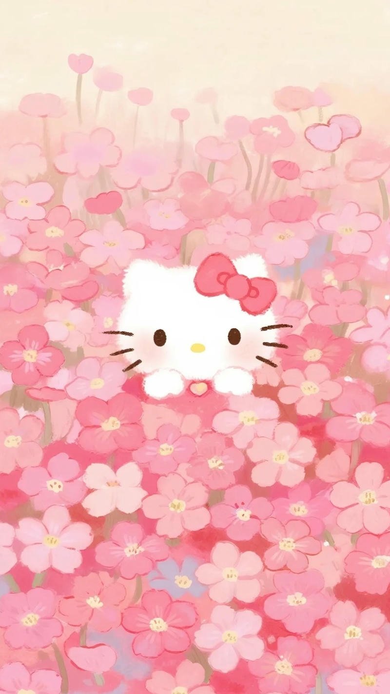 ảnh nền hello kitty vô tri full hd 4k