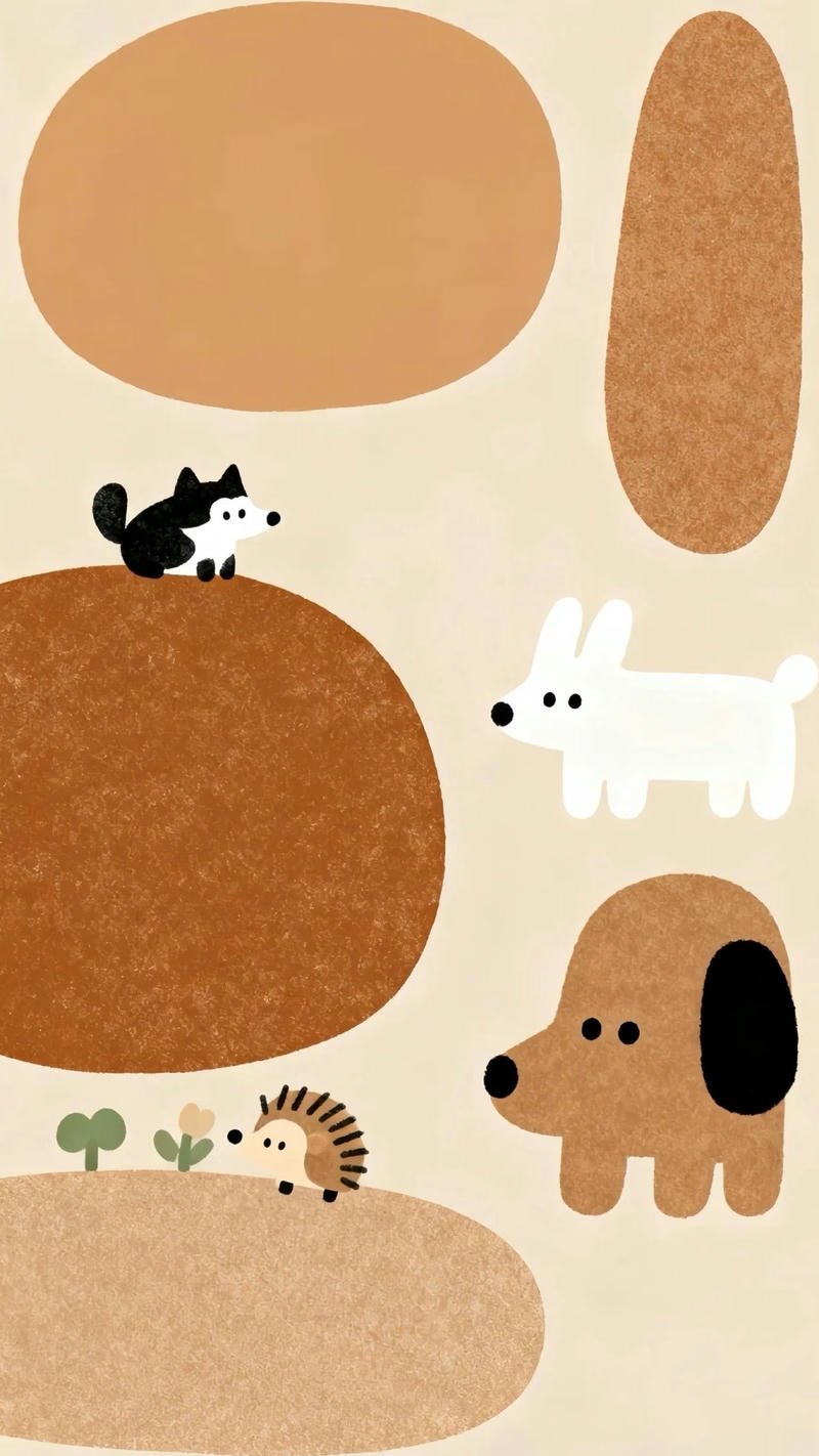 ảnh nền màu nâu pastel aesthetic