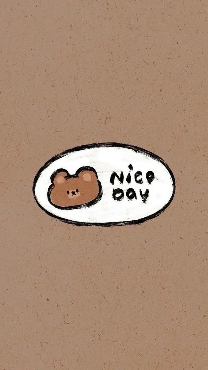 ảnh nền màu nâu pastel dễ thương