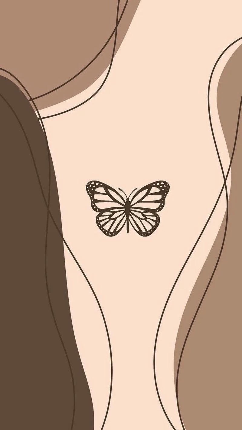 ảnh nền màu nâu pastel đơn giản