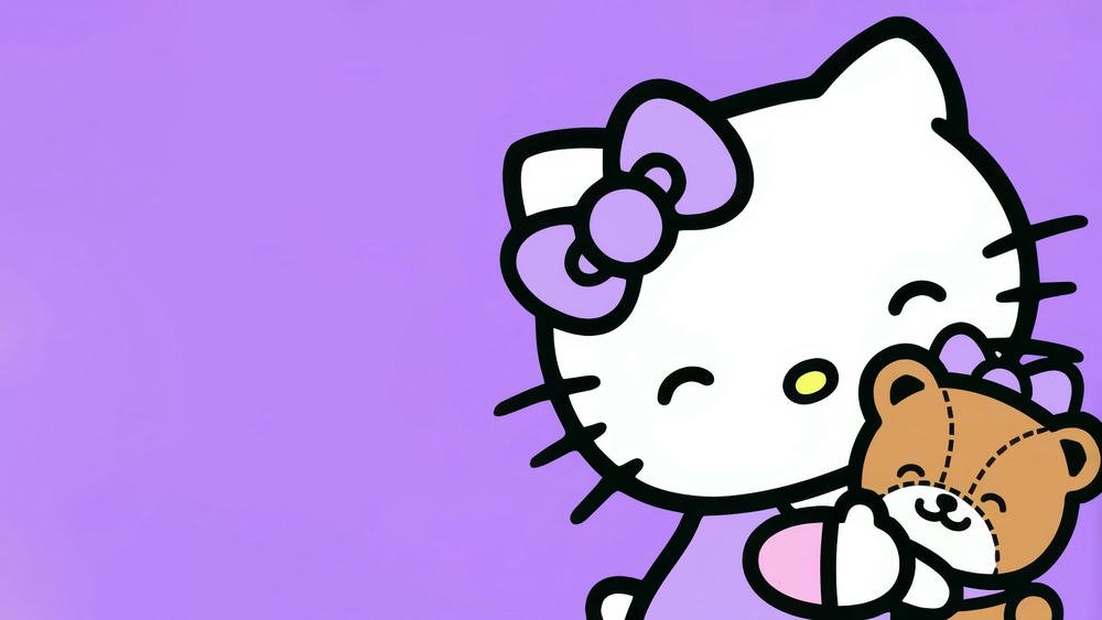 ảnh nền máy tính hello kitty 4k