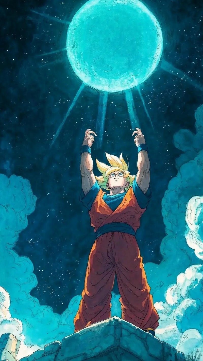 ảnh nền songoku 4k cho fan dragon ball