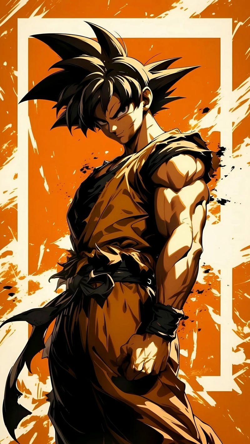 ảnh nền songoku 4k nghệ thuật