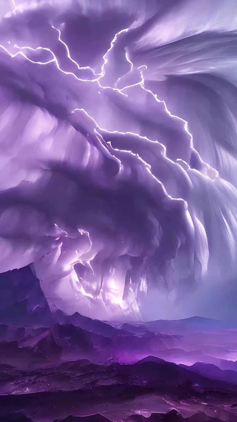 ảnh nền tím pastel tối giản