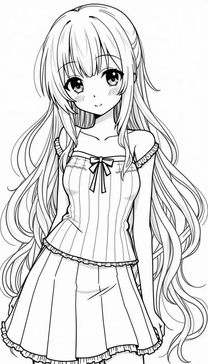 anime chibi tô màu