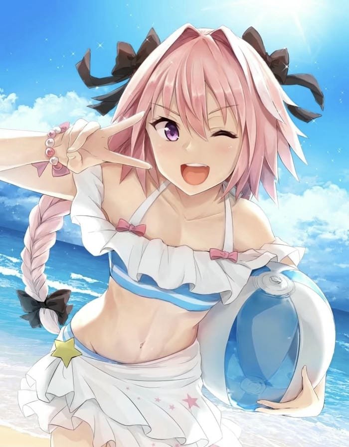 anime girl mặc bikini