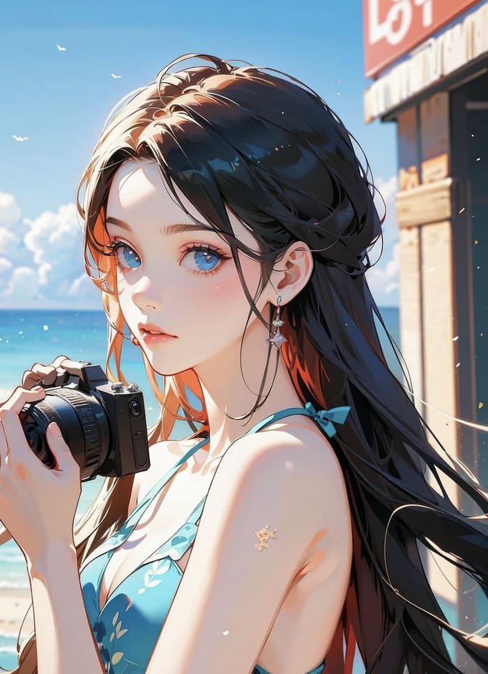 anime girl thư giãn