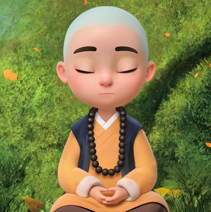 avatar chú tiểu hoạt hình