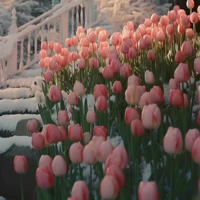 avatar hoa tulip đỏ