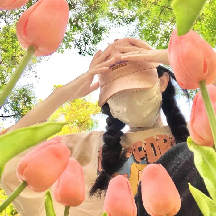 avatar hoa tulip nở cho nữ