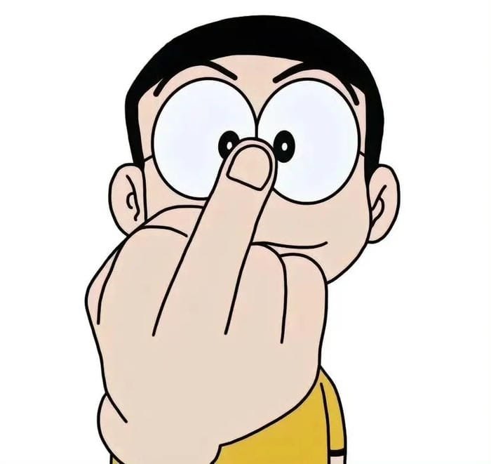 avatar nobita giơ fuck