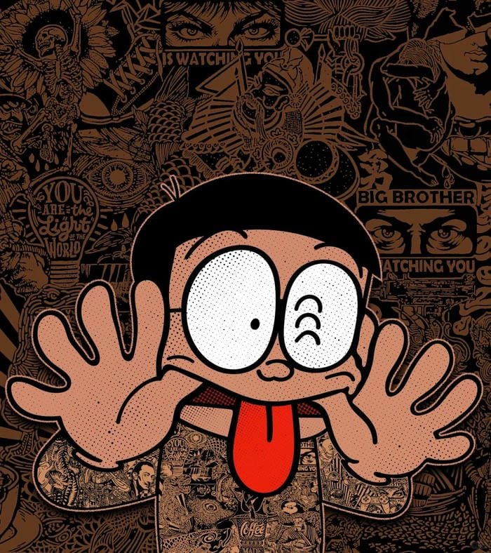 avatar nobita meme hài