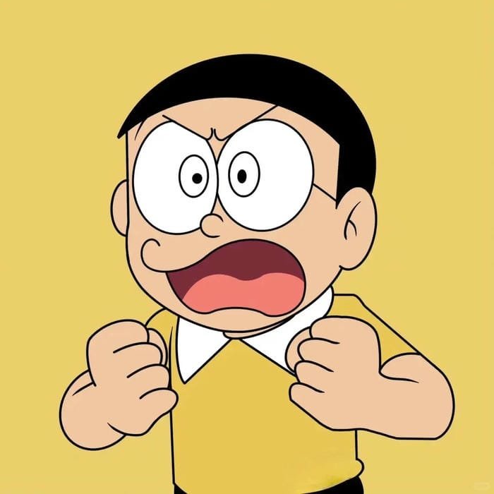 avatar nobita tức giận