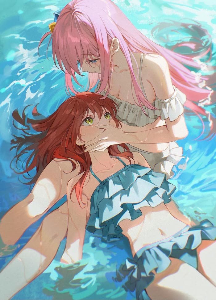 bách hợp anime mềm mại