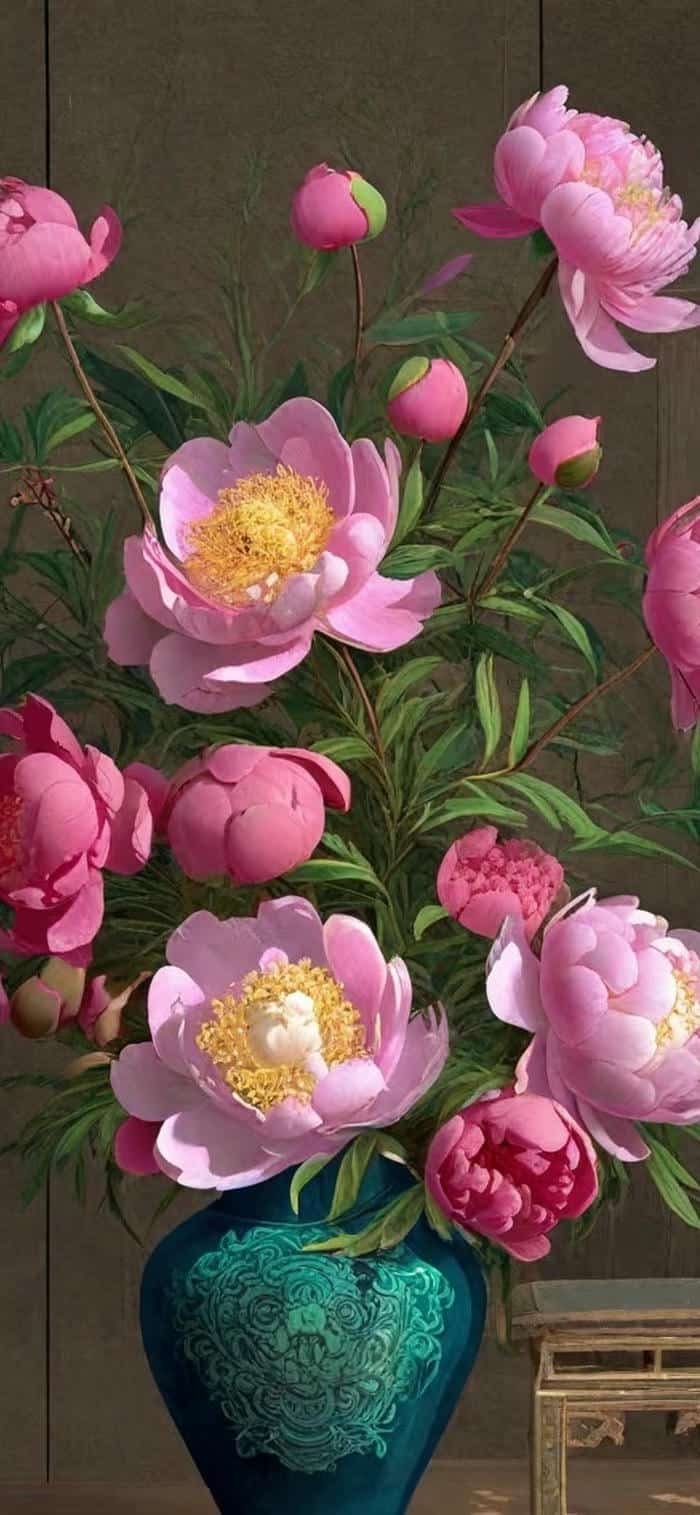 bộ sưu tập hình nền hoa mẫu đơn nở rộ