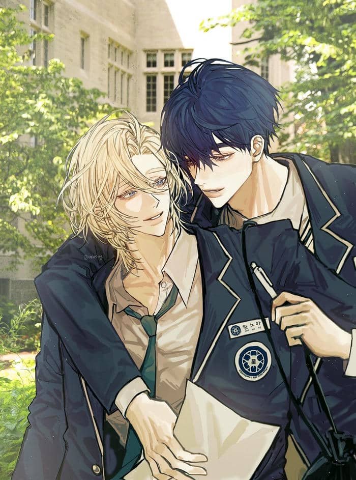 góc đôi anime đẹp