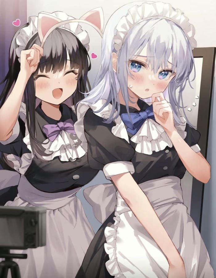 hầu gái anime cuốn hút