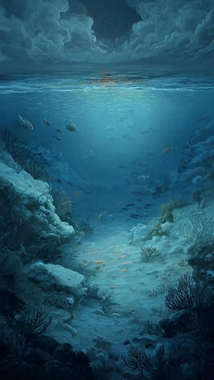 hình ảnh biển đẹp buồn đáy biển