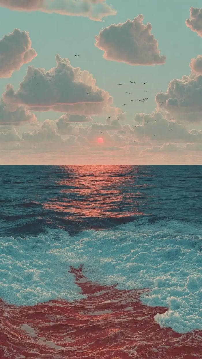 hình ảnh biển đẹp buồn nhớ ai