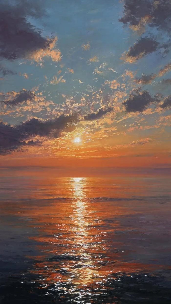 hình ảnh biển hoàng hôn thơ mộng