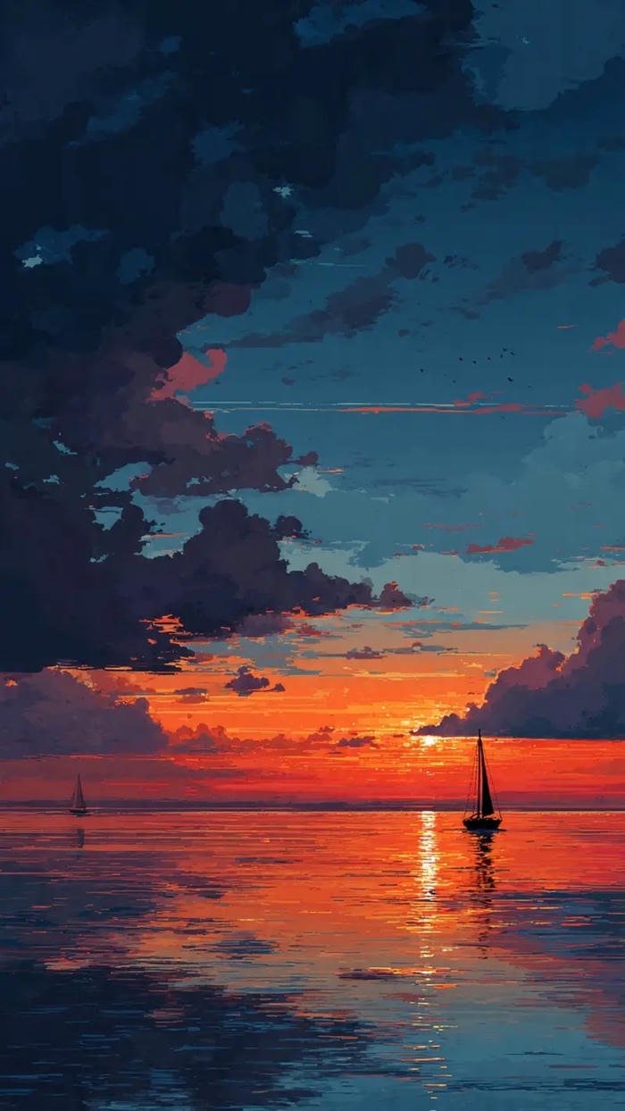 hình ảnh biển hoàng hôn wallpaper