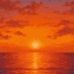 hình ảnh cảnh biển hoàng hôn