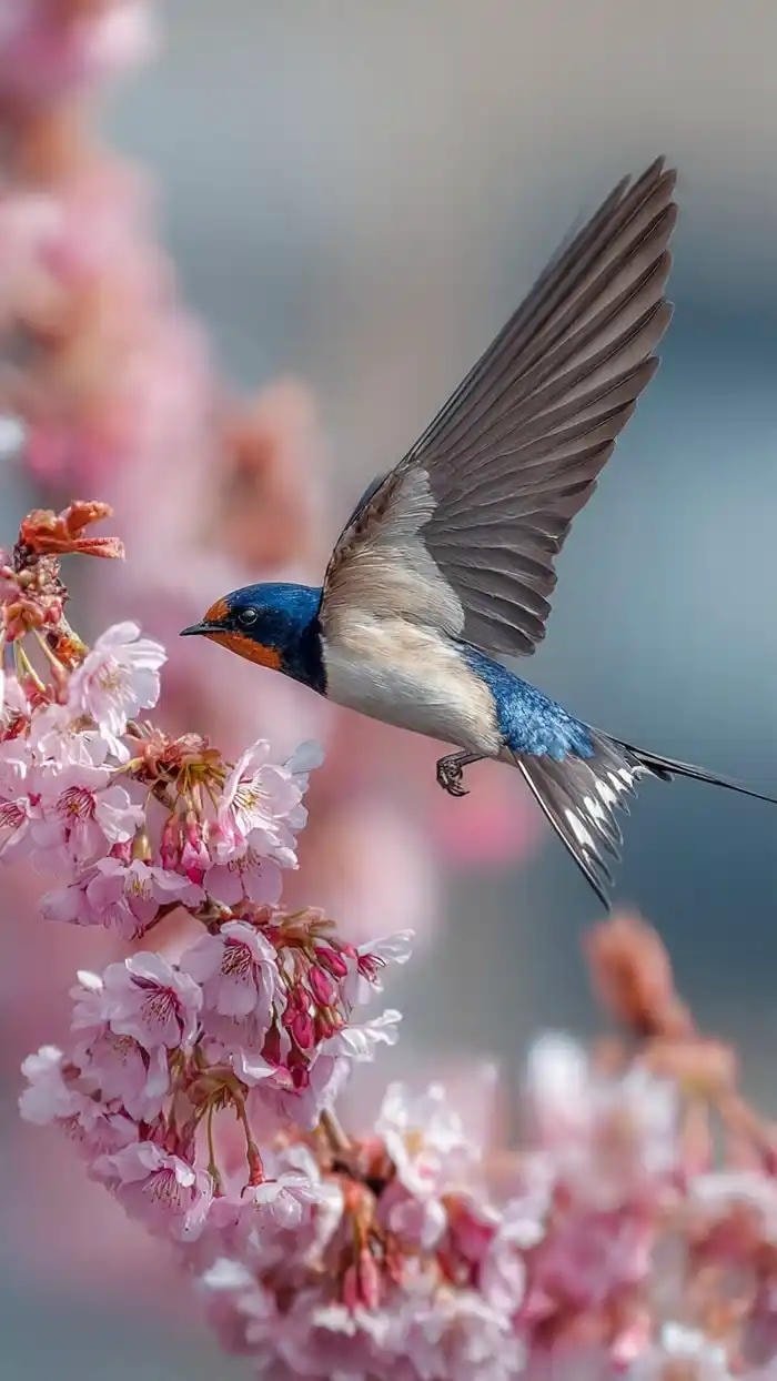 hình ảnh chim én mùa xuân siêu đẹp