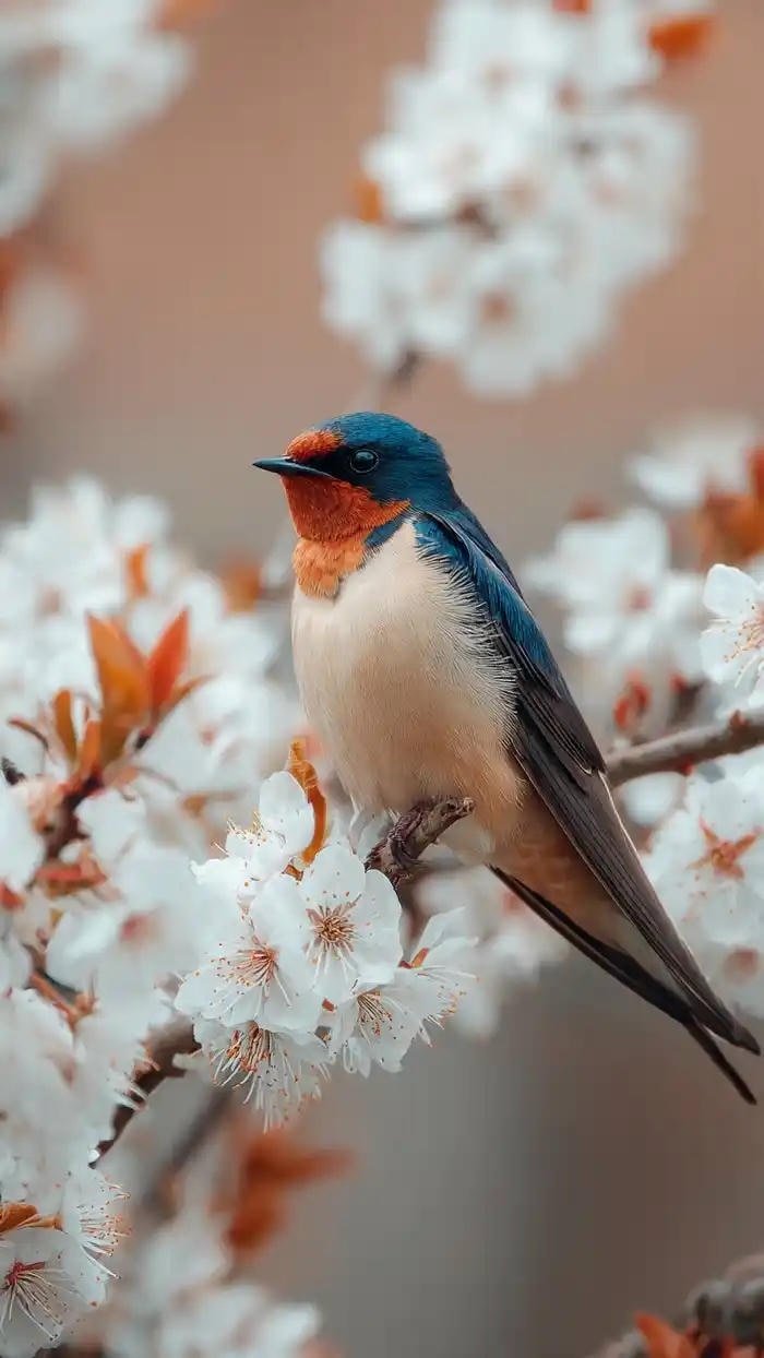 hình ảnh chim én mùa xuân về