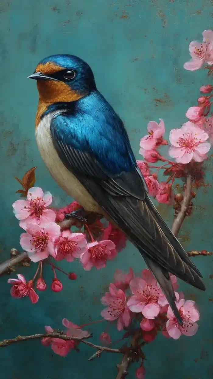 hình ảnh chim én mùa xuân ý nghĩa