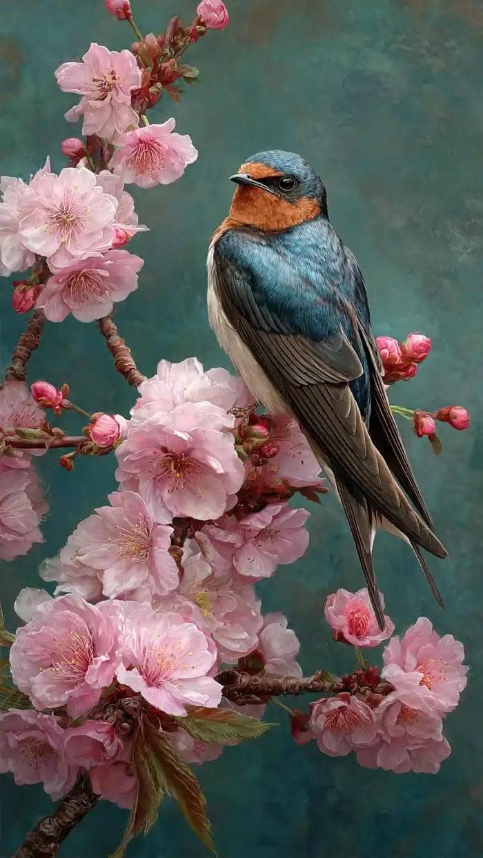 hình ảnh chim én mùa xuân