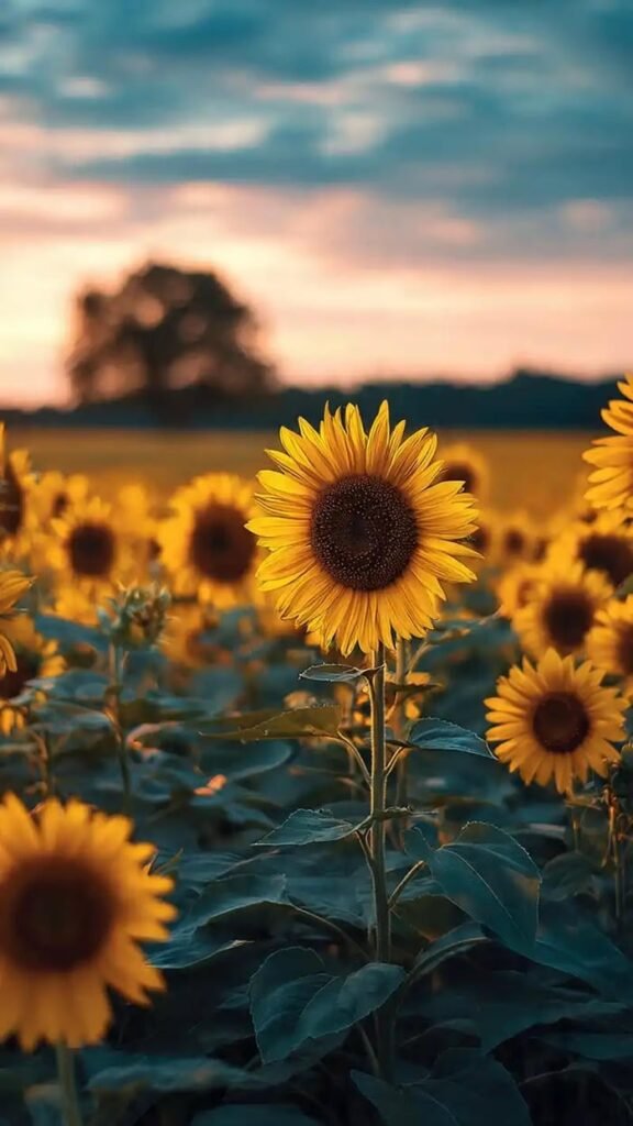 hình ảnh hoa hướng dương và mặt trời 4k siêu đẹp