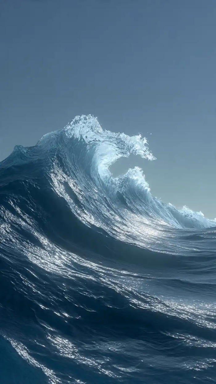 hình ảnh sóng biển 3d