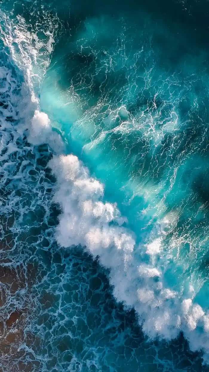 hình ảnh sóng biển siêu thực