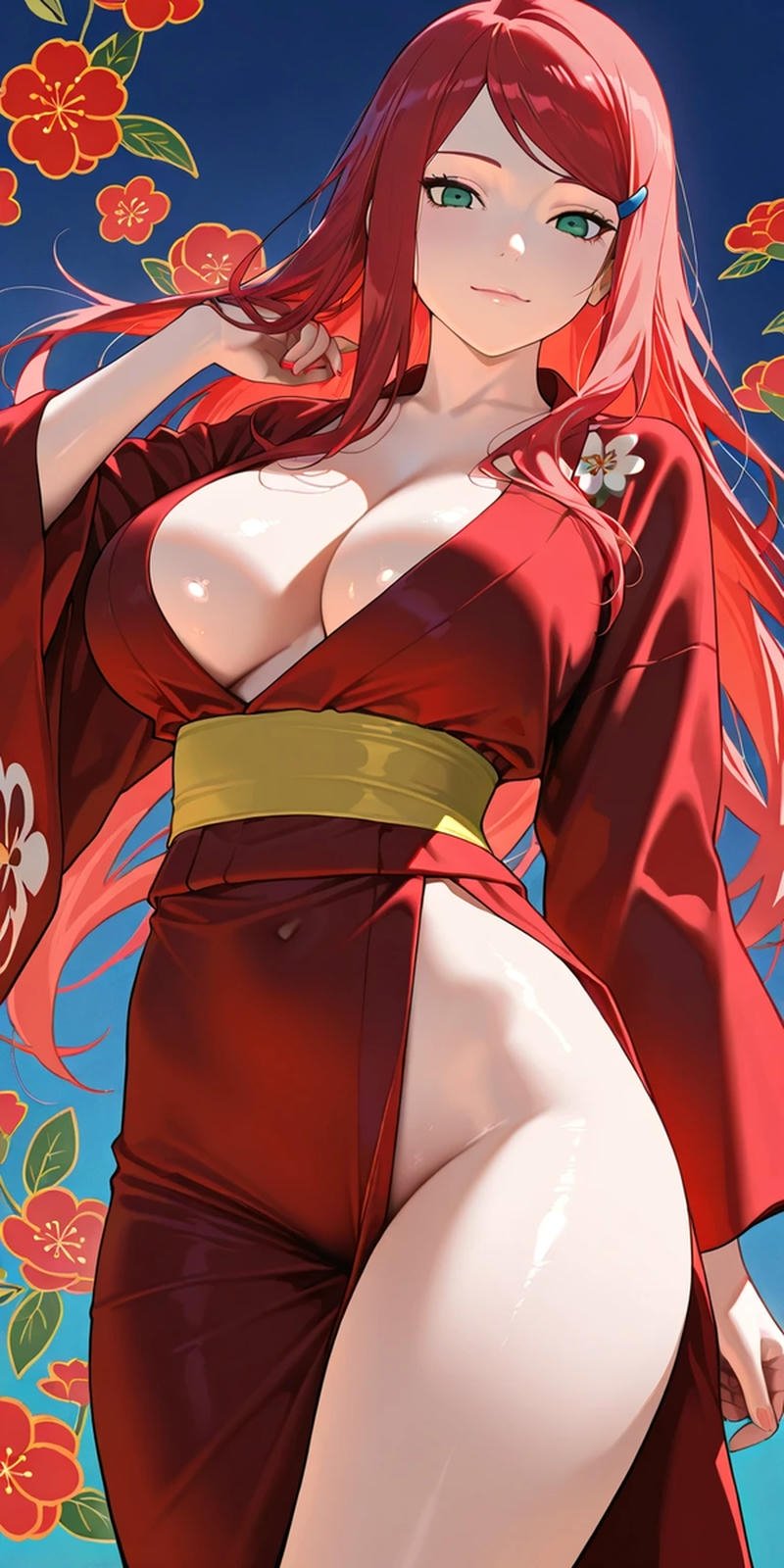 hình anime gái vú to waifu