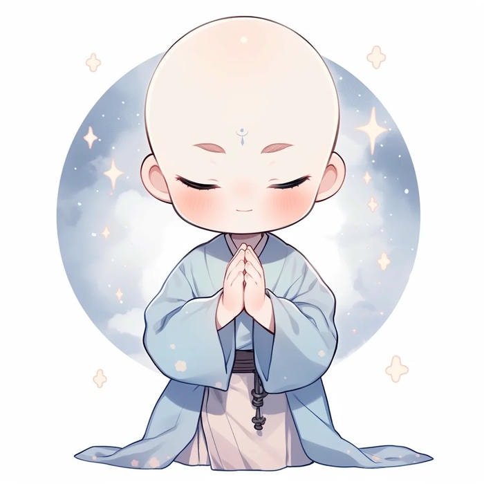 hình avatar chú tiểu