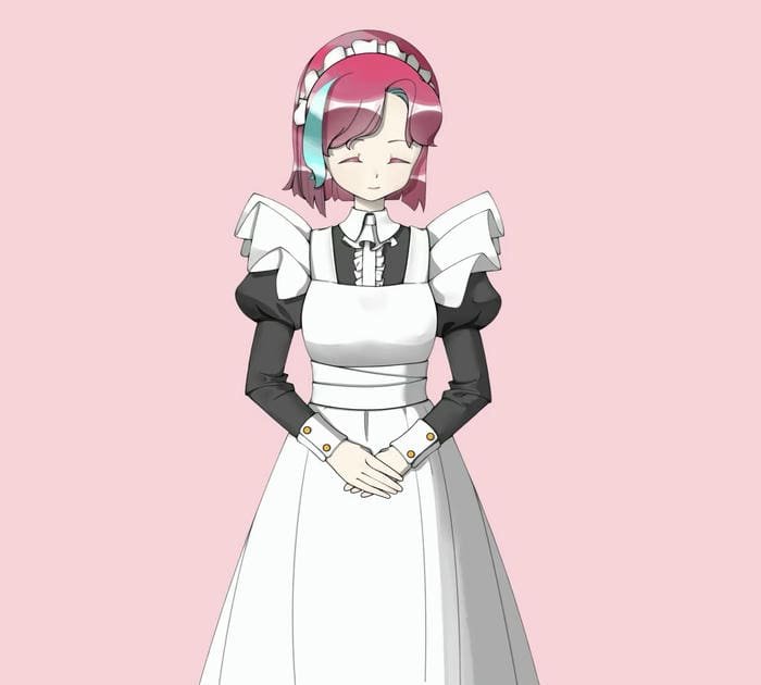 hình hầu gái anime tinh tế