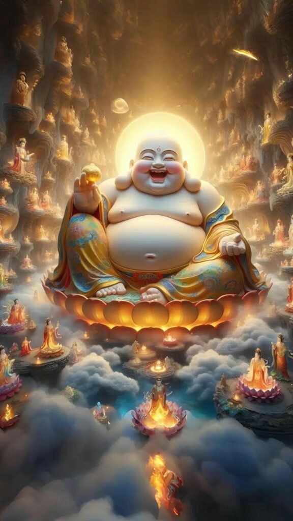 hình nền điện thoại phật di lặc cát tường