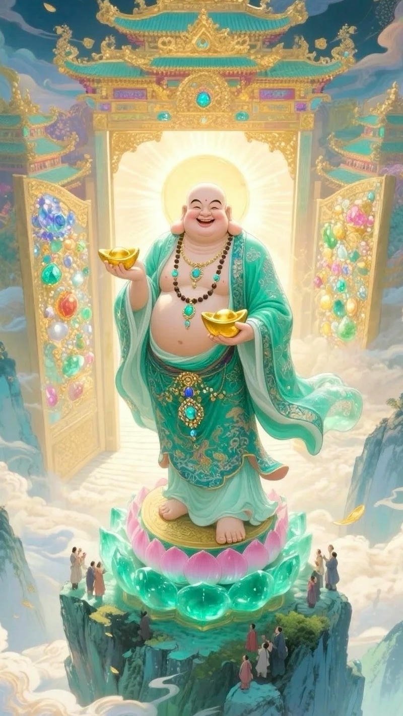 hình nền điện thoại phật di lặc đẹp an yên